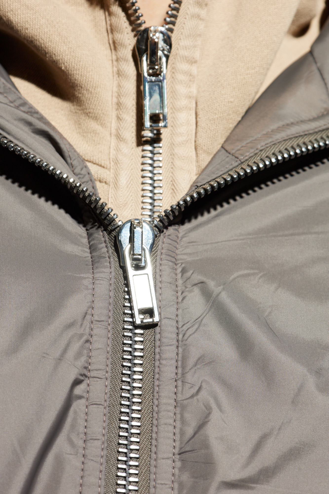 【値下げ】Rick Owens フーテッド ウール コート グレー Rick Owens フーテッド ウール コート グレー リックオウエンス